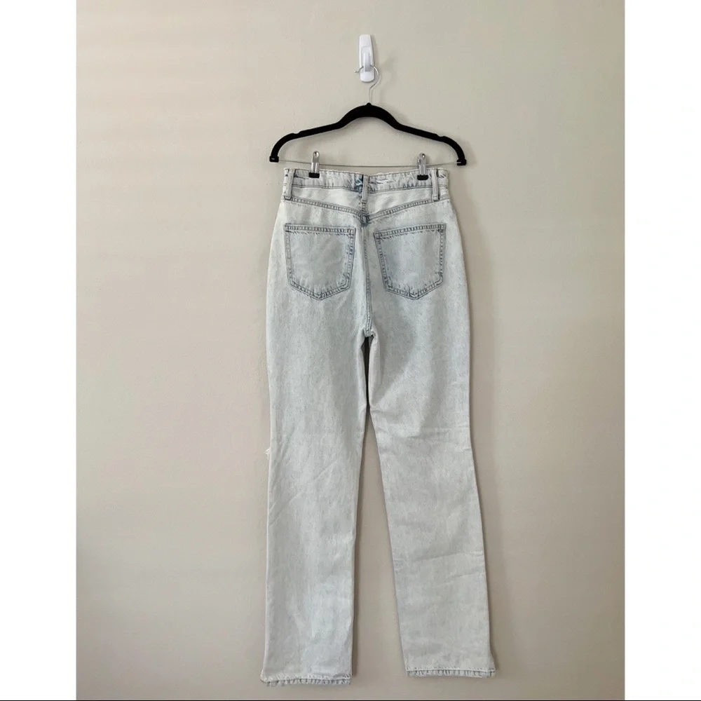 FREE PEOPLE Women's Destroyed Light Denim Pants | US 28 - Picture 3 of 6